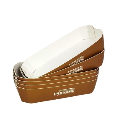 Waterproof recycled Paper Box Packaging For Food French Fries FSC ISO ROHS
