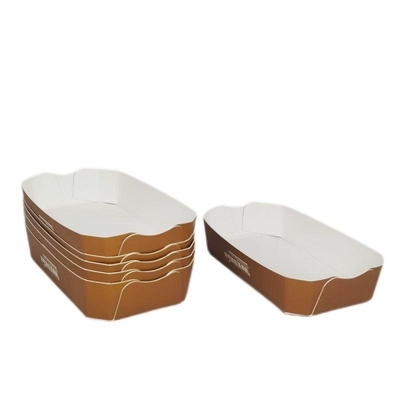 Waterproof recycled Paper Box Packaging For Food French Fries FSC ISO ROHS