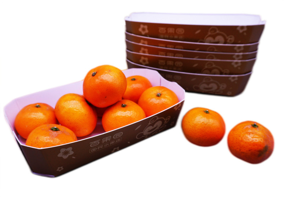 Waterproof recycled Paper Box Packaging For Food French Fries FSC ISO ROHS