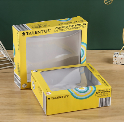 4C 창호 Ｅ 플루트와 PMS 벌충 장난감 패키징 박스는 페이퍼 소재를 주름지게 했습니다